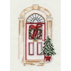 Kerstkaart Christmas door Bothy Threads DWCDX07