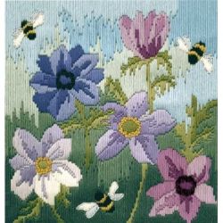 Borduurpakket Rose Swalwell-Anemones Bothy Threads-lsan