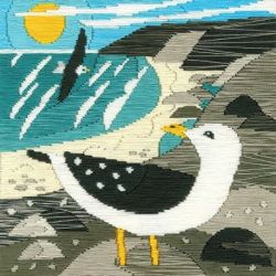Borduurpakket Matt Johnson-Seagulls Bothy Threads-ssmj01