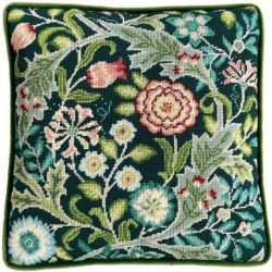 Petit Point kussen borduurpakket William Morris-Wilhelmina Tapestry Bothy Threads-tac21