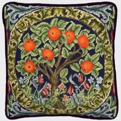 Petit Point kussen borduurpakket William Morris-Orange Tree Bothy Threads-tac22