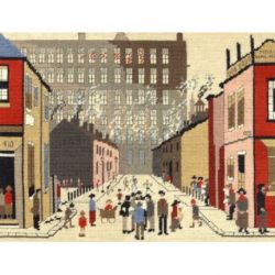 Borduurpakket Lowry-Street Scene Bothy Threads-tlc09
