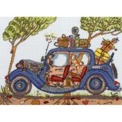 Borduurpakket Cut Thru-Vintage Car Bothy Threads-xct20