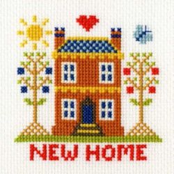 Kaartborduurpakket New Home Card Bothy Threads-xgc05