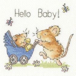 Borduurpakket Margaret Sherry-Hello Baby Bothy Threads-xgc21