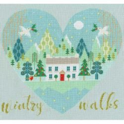 Borduurpakket Hilary Yafai-Wintry Walks Bothy Threads-xhy05