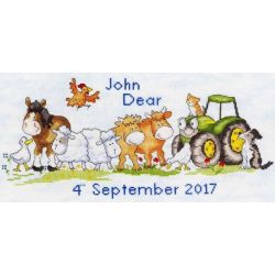 Borduurpakket Baby Samplers-First Born Bothy Threads-xnb02