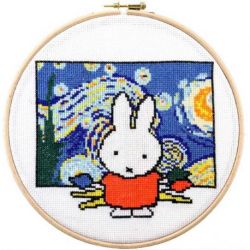 Borduurpakket Bruna-Nijntje-van Gogh PAKO 276.041