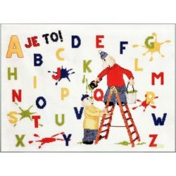 Borduurpakket buurman en buurman abc PAKO 274.057