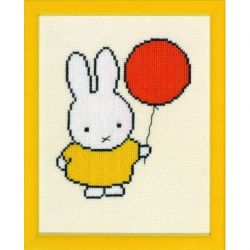 Borduurpakket Dick Bruna-Nijntje met ballon PAKO 211.602