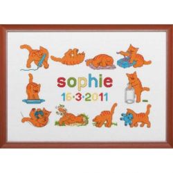 Borduurpakket Dikkie Dik geboorte PAKO 272.020