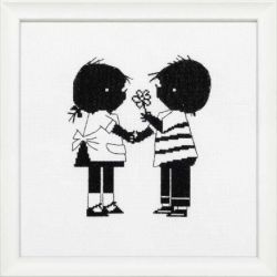 Borduurpakket Jip en Janneke Bloem PAKO 270.004