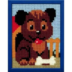 Borduurpakket voorbedrukt Hondje PAKO 027.050