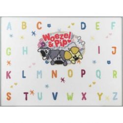 Borduurpakket Woezel en Pip ABC PAKO 271.046