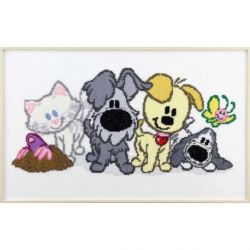 Borduurpakket Woezel, Pip en vrienden PAKO 271.045