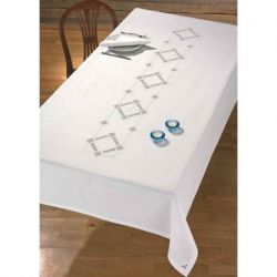 Borduurpakket tafellaken hardanger Permin 58-6817