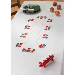 Borduurpakket Tafellaken dansende elfen Eva Rosenstand 12-307