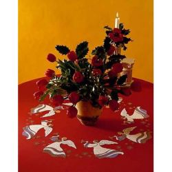 Borduurpakket Tafellaken engelen Eva Rosenstand 12-4520