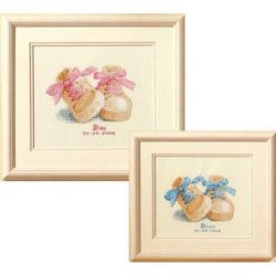 Borduurpakket Babyschoentjes 2002-45698 Vervaco PN-0011694
