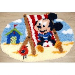 Borduurpakket Knoopkleed Mickey op strand Vervaco PN-0144837
