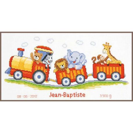 Borduurpakket Geboortetegel Jean-Baptiste Vervaco PN-0145025