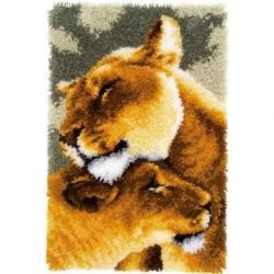 Borduurpakket Knoopkleed Leeuwinnen liefde 3 Vervaco PN-0150913