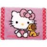 Smyrna Knoopkleed Hello Kitty met hondje Vervaco PN-0155872