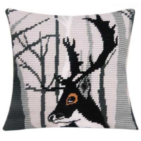 Borduurpakket Spansteekkussen hert Vervaco PN-0163658