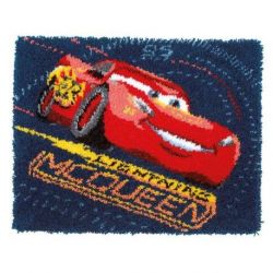 Borduurpakket Disney - Knooppakket Lightning McQueen met gierende banden Vervaco PN-0167517