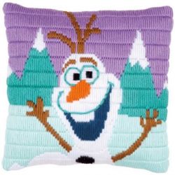 Borduurpakket Spansteekkussen kit Disney Olaf Vervaco PN-0169170