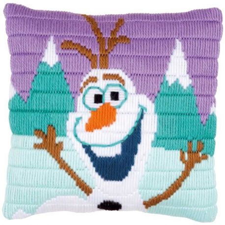 Borduurpakket Spansteekkussen kit Disney Olaf Vervaco PN-0169170