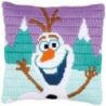 Borduurpakket Spansteekkussen kit Disney Olaf Vervaco PN-0169170