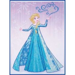 Diamond painting kit Disney Elsa tovert Vervaco PN-0173562
