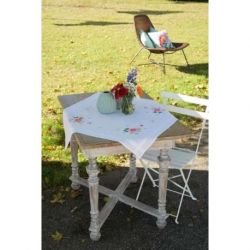 Dekservet Lentebloemen met vlinders Vervaco PN-0174589