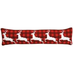 Borduurpakket Kruissteektochtkussen springende rendieren Vervaco PN-0145590