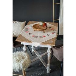 Borduurpakket dekservet moderne kerstmotieven Vervaco PN-0186308