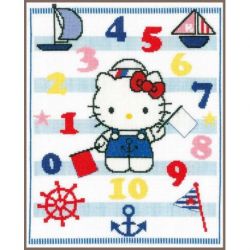 Borduurpakket Hello Kitty Tellen met Hello Kitty Vervaco PN-0149845