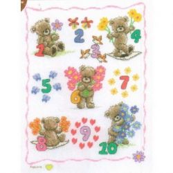 Borduurpakket Popcorn leren tellen-VH14 Vervaco PN-0011216