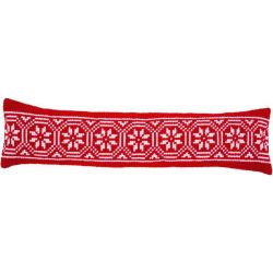 Borduurpakket kruissteek tochtkussen kerstkristallen Vervaco PN-0147439