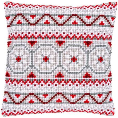 Borduurpakket kruissteekkussen Noors Vervaco PN-0150989