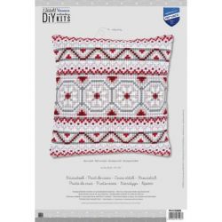 Borduurpakket kruissteekkussen Noors Vervaco PN-0150989