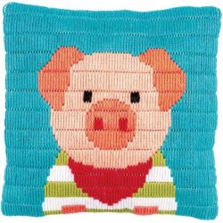 Borduurpakket spansteekkussen varkentje Vervaco PN-0194234