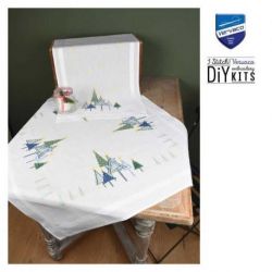 Borduurpakket dekservet moderne dennenbomen Vervaco PN-0197923