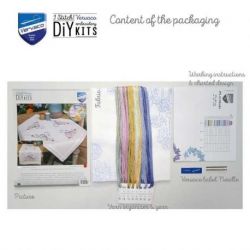 Borduurpakket dekservet allium in blauw en paars Vervaco PN-0198085