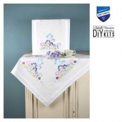 Borduurpakket dekservet allium in blauw en paars Vervaco PN-0198085