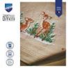 Borduurpakket dekservet hertjes Vervaco PN-0198686