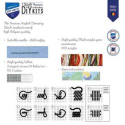 Kussenborduurpakket schuine spansteek zomer Vervaco PN-0200155