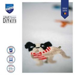 Borduurpakket dekservet Hondjes Vervaco PN-0184979