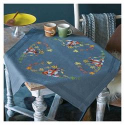 Borduurpakket dekservet Vosjes in de herfst Vervaco PN-0198561