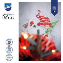 Borduurpakket dekservet Kerstkabouters Vervaco PN-0198673